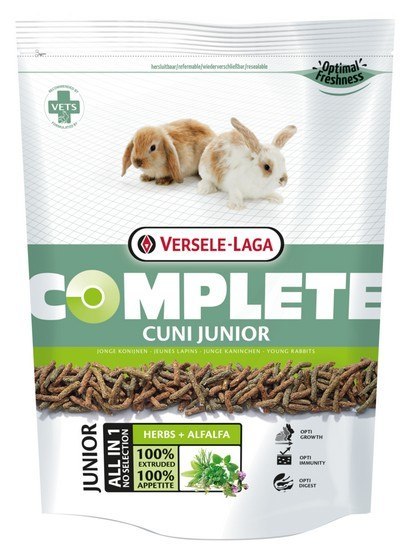 Versele-Laga Cuni Junior Complete pokarm dla młodego królika 500g Versele-Laga Cuni Junior Complete pokarm dla młodego królika 500g
