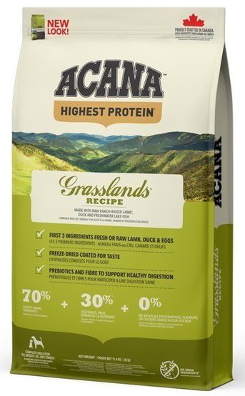 Acana Highest Protein Grasslands Dog 11,4kg Acana Highest Protein Grasslands Dog 11,4kg