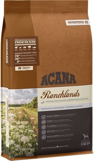 Acana Highest Protein Ranchlands Dog 11,4kg Acana Highest Protein Ranchlands Dog 11,4kg