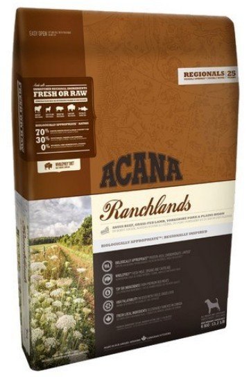 Acana Highest Protein Ranchlands Dog 11,4kg Acana Highest Protein Ranchlands Dog 11,4kg