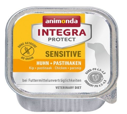 Animonda Integra Protect Sensitive dla psa kurczak + pasternak tacka 150g Animonda Integra Protect Sensitive dla psa kurczak + pasternak tacka 150g