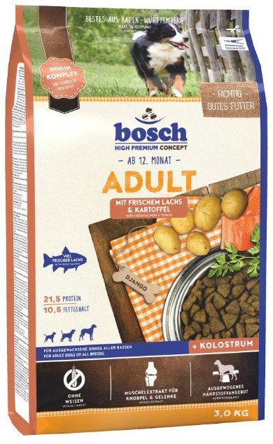 Bosch Adult Salmon & Potato 3kg Bosch Adult Salmon & Potato 3kg
