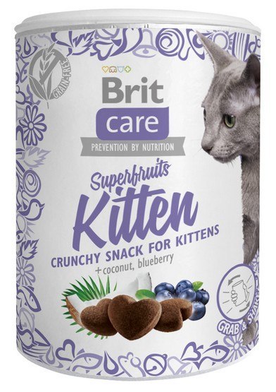 Brit Care Cat Snack Superfruits Kitten 100g Brit Care Cat Snack Superfruits Kitten 100g