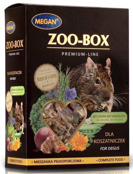 Megan Zoo-Box dla koszatniczki 420g Megan Zoo-Box dla koszatniczki 420g