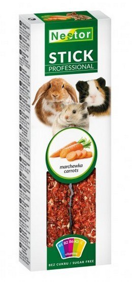 Nestor Kolba Gryzoń Professional marchewka 2szt Nestor Kolba Gryzoń Professional marchewka 2szt