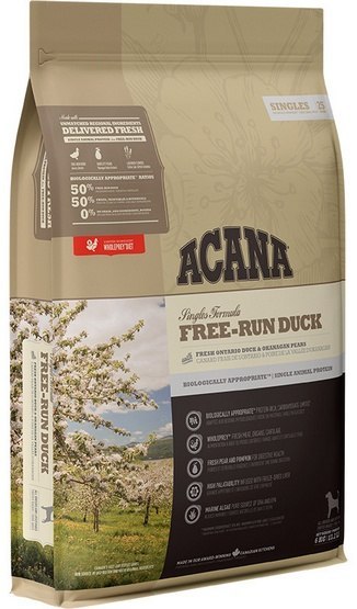 Acana Singles Free-Run Duck 6kg Acana Singles Free-Run Duck 6kg