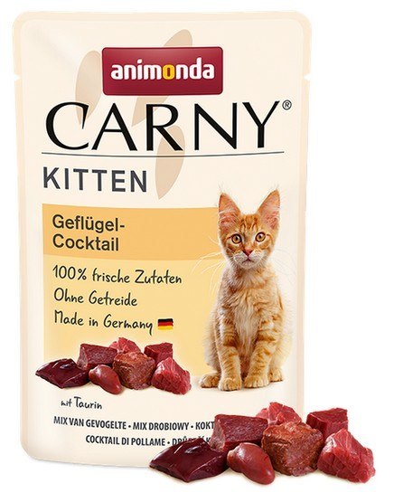 Animonda Carny Kitten Koktajl Drobiowy saszetka 85g Animonda Carny Kitten Koktajl Drobiowy saszetka 85g