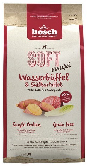 Bosch Soft Maxi Bawół Wodny & Bataty 12,5kg Bosch Soft Maxi Bawół Wodny & Bataty 12,5kg
