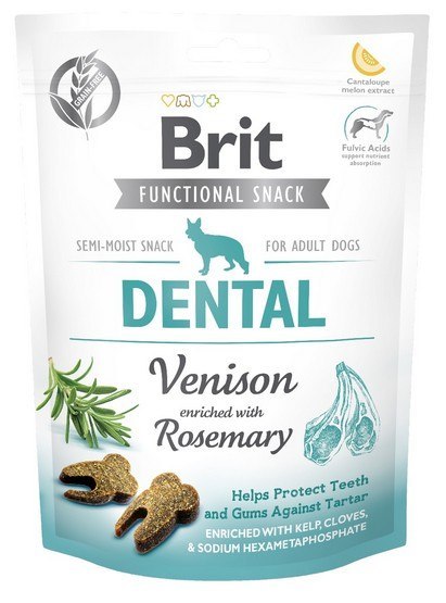 Brit Functional Snack Dental Venison 150g Brit Functional Snack Dental Venison 150g