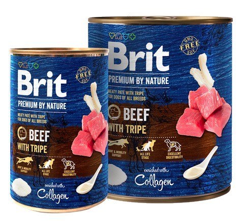 Brit Premium By Nature Beef & Tripe puszka 400g Brit Premium By Nature Beef & Tripe puszka 400g