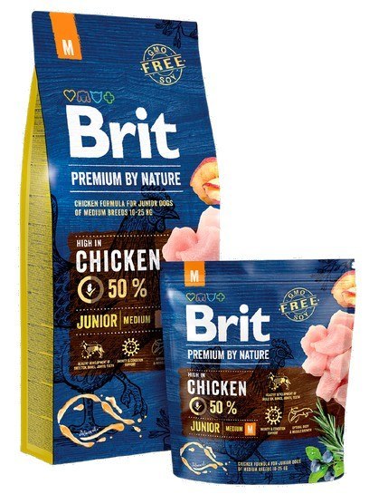 Brit Premium By Nature Junior M Medium 1kg Brit Premium By Nature Junior M Medium 1kg