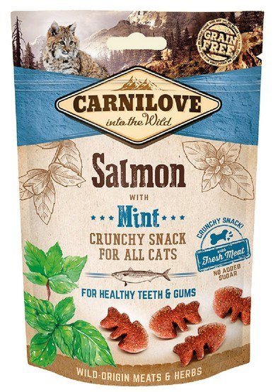 Carnilove Cat Snack Fresh Crunchy Salmon+Mint 50g Carnilove Cat Snack Fresh Crunchy Salmon+Mint 50g