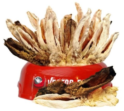 Vector-Food Uszy królicze z sierścią 20szt Vector-Food Uszy królicze z sierścią 20szt