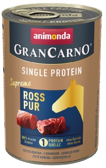Animonda GranCarno Single Protein Konina puszka 400g Animonda GranCarno Single Protein Konina puszka 400g
