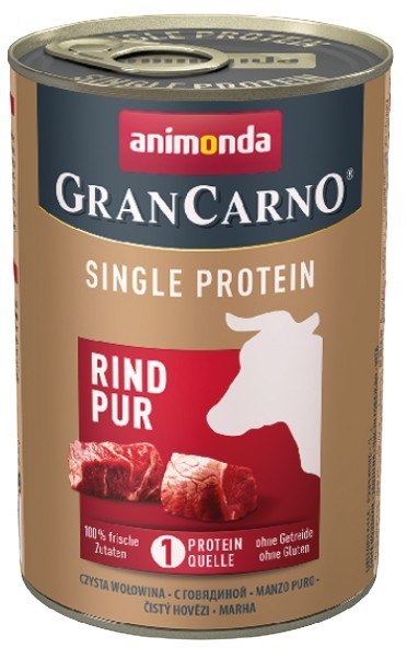 Animonda GranCarno Single Protein Wołowina puszka 400g Animonda GranCarno Single Protein Wołowina puszka 400g