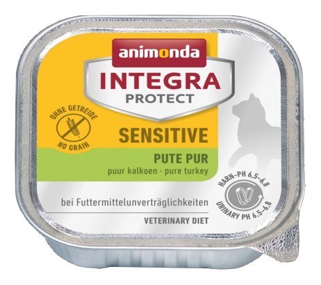 Animonda Integra Protect Sensitive dla kota - z indykiem tacka 100g Animonda Integra Protect Sensitive dla kota - z indykiem tacka 100g