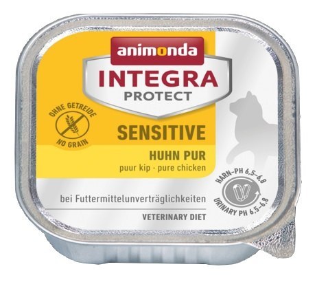 Animonda Integra Protect Sensitive dla kota - z kurczakiem tacka 100g Animonda Integra Protect Sensitive dla kota - z kurczakiem tacka 100g
