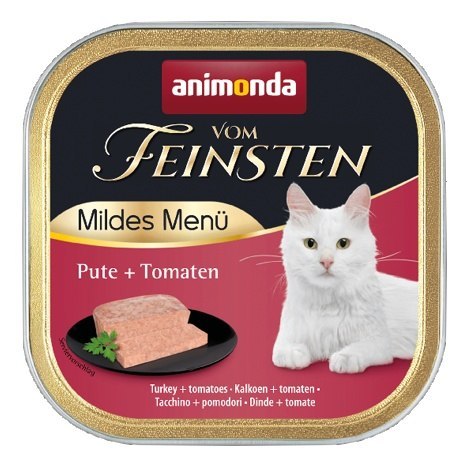 Animonda vom Feinsten Mildes Menu z Indykiem i Pomidorem tacka 100g Animonda vom Feinsten Mildes Menu z Indykiem i Pomidorem tacka 100g