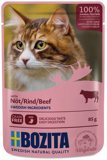 Bozita Cat Wołowina w galaretce saszetka 85g Bozita Cat Wołowina w galaretce saszetka 85g