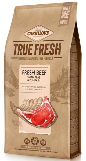 Carnilove Dog True Fresh Beef Adult - wołowina 1,4kg Carnilove Dog True Fresh Beef Adult - wołowina 1,4kg