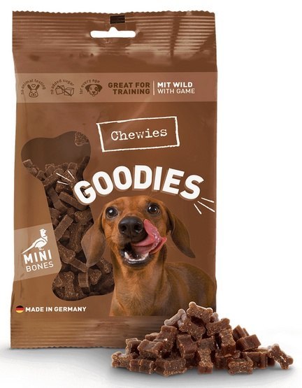 Chewies Goodies (Training) Kosteczki Mini Dziczyzna 125g Chewies Goodies (Training) Kosteczki Mini Dziczyzna 125g