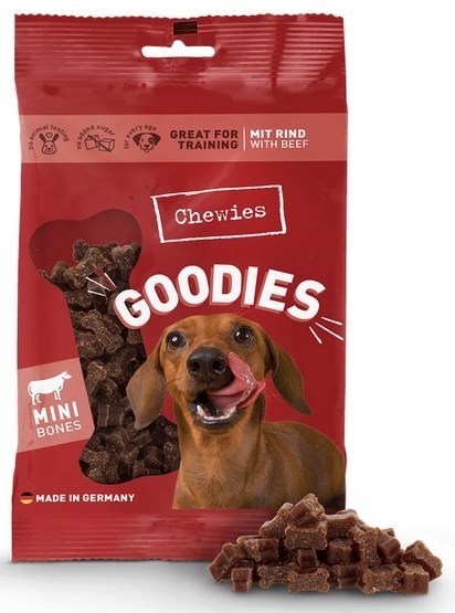 Chewies Goodies (Training) Kosteczki Mini Wołowina 125g Chewies Goodies (Training) Kosteczki Mini Wołowina 125g