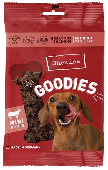 Chewies Goodies (Training) Kosteczki Mini Wołowina 125g Chewies Goodies (Training) Kosteczki Mini Wołowina 125g