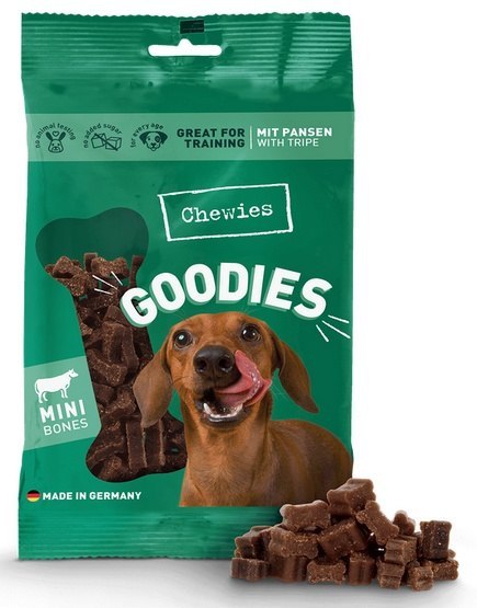 Chewies Goodies (Training) Kosteczki Mini Żwacz 125g Chewies Goodies (Training) Kosteczki Mini Żwacz 125g