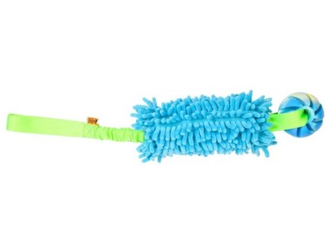 Dingo Zabawka dla psa - Szarpak Mop Bungee z piłką niebieski Dingo Zabawka dla psa - Szarpak Mop Bungee z piłką niebieski