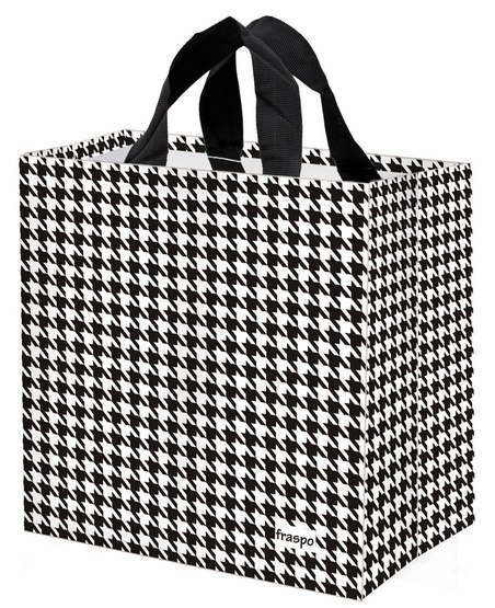 Torba Esy-Floresy 24L pepitka biało-czarna Torba Esy-Floresy 24L pepitka biało-czarna