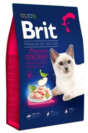 Brit Premium By Nature Cat Sterilized Chicken 8kg Brit Premium By Nature Cat Sterilized Chicken 8kg