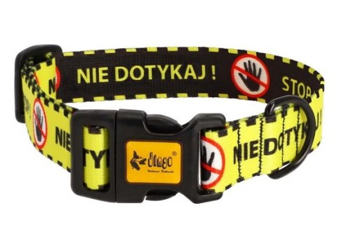 Dingo Obroża regulowana City - Nie Dotykaj 3,0cm/60cm Dingo Obroża regulowana City - Nie Dotykaj 3,0cm/60cm