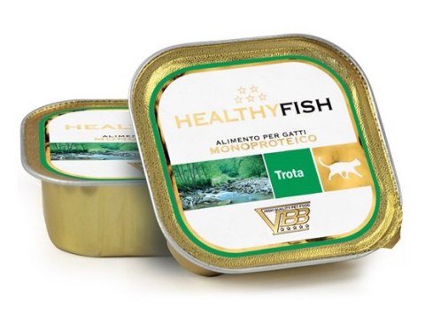Healthy Meat Kot Mono Pstrąg tacka 90g Healthy Meat Kot Mono Pstrąg tacka 90g