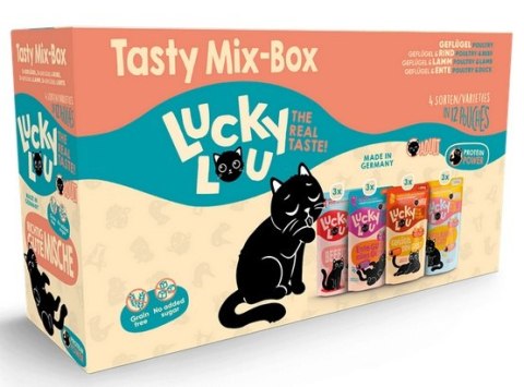 Lucky Lou Lifestage Adult Tasty Mix-Box saszetki 12x125g Lucky Lou Lifestage Adult Tasty Mix-Box saszetki 12x125g