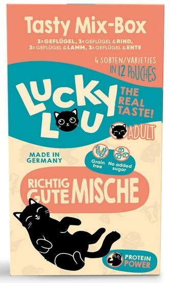 Lucky Lou Lifestage Adult Tasty Mix-Box saszetki 12x125g Lucky Lou Lifestage Adult Tasty Mix-Box saszetki 12x125g