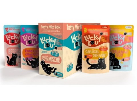 Lucky Lou Lifestage Adult Tasty Mix-Box saszetki 12x125g Lucky Lou Lifestage Adult Tasty Mix-Box saszetki 12x125g