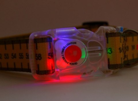 Matteo Obroża Klamra LED 25mm miara Matteo Obroża Klamra LED 25mm miara
