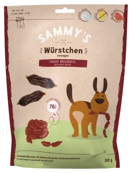 Sammy's Sausages Kiełbaski z bawoła wodnego 240g Sammy's Sausages Kiełbaski z bawoła wodnego 240g