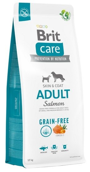 Brit Care Grain Free Adult Small & Medium Salmon 12kg Brit Care Grain Free Adult Small & Medium Salmon 12kg