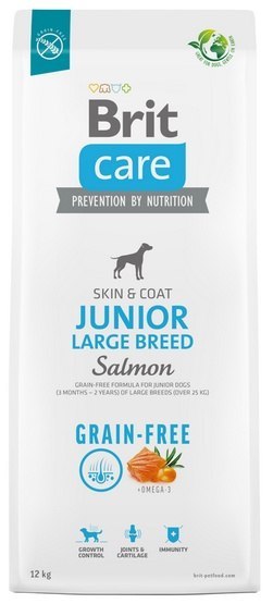 Brit Care Grain Free Junior Large Breed Salmon 12kg Brit Care Grain Free Junior Large Breed Salmon 12kg