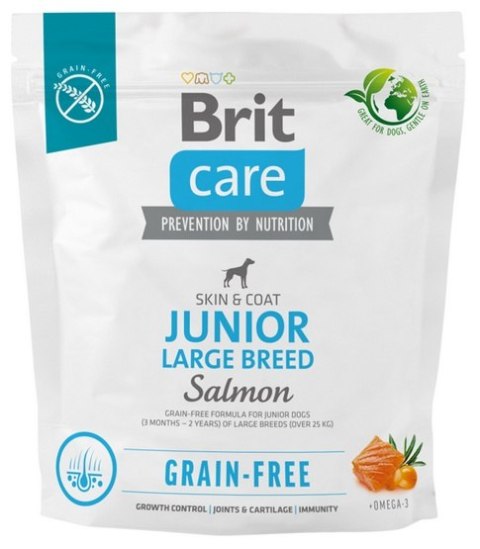 Brit Care Grain Free Junior Large Breed Salmon 1kg Brit Care Grain Free Junior Large Breed Salmon 1kg