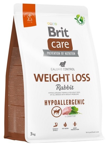 Brit Care Hypoallergenic Dog Weight Loss Rabbit 3kg Brit Care Hypoallergenic Dog Weight Loss Rabbit 3kg