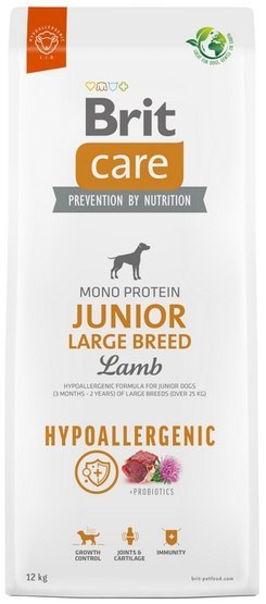 Brit Care Hypoallergenic Junior Large Lamb 12kg Brit Care Hypoallergenic Junior Large Lamb 12kg