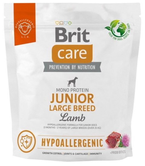 Brit Care Hypoallergenic Junior Large Lamb 1kg Brit Care Hypoallergenic Junior Large Lamb 1kg