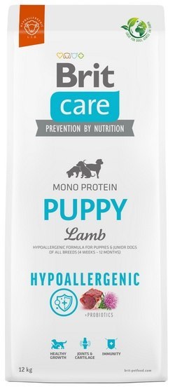 Brit Care Hypoallergenic Puppy Lamb 12kg Brit Care Hypoallergenic Puppy Lamb 12kg