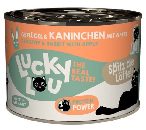 Lucky Lou Lifestage Adult Drób i królik puszka 200g Lucky Lou Lifestage Adult Drób i królik puszka 200g