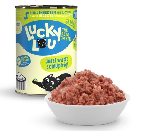 Lucky Lou Lifestage Adult Wołowina i owady puszka 400g Lucky Lou Lifestage Adult Wołowina i owady puszka 400g