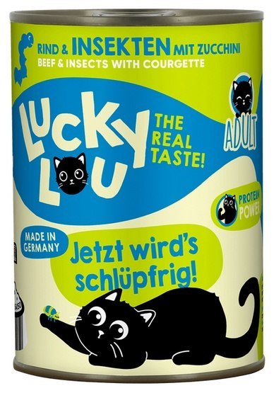 Lucky Lou Lifestage Adult Wołowina i owady puszka 400g Lucky Lou Lifestage Adult Wołowina i owady puszka 400g