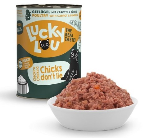 Lucky Lou Lifestage Senior Drób puszka 400g Lucky Lou Lifestage Senior Drób puszka 400g