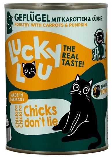 Lucky Lou Lifestage Senior Drób puszka 400g Lucky Lou Lifestage Senior Drób puszka 400g